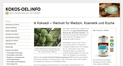 Desktop Screenshot of kokos-oel.info